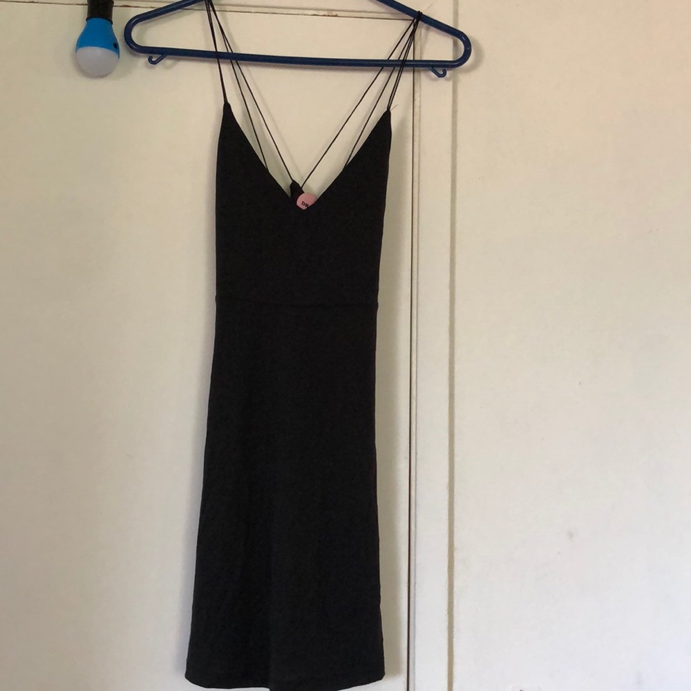 Black skater dress